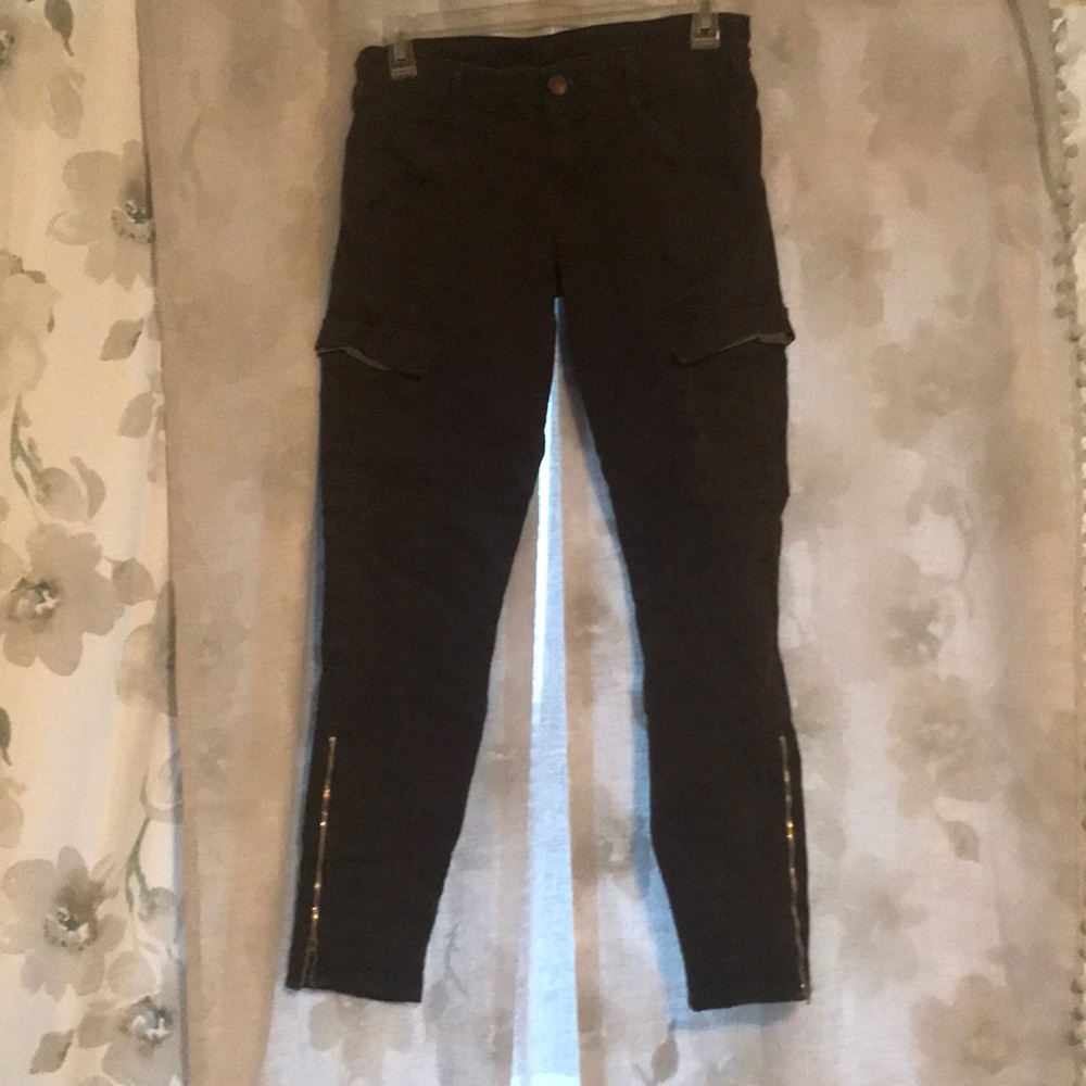 J Brand Army Pants with Zipper Detail